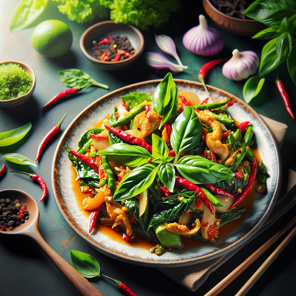 Photo of Tangy Thai Basil Stir-Fry recipe